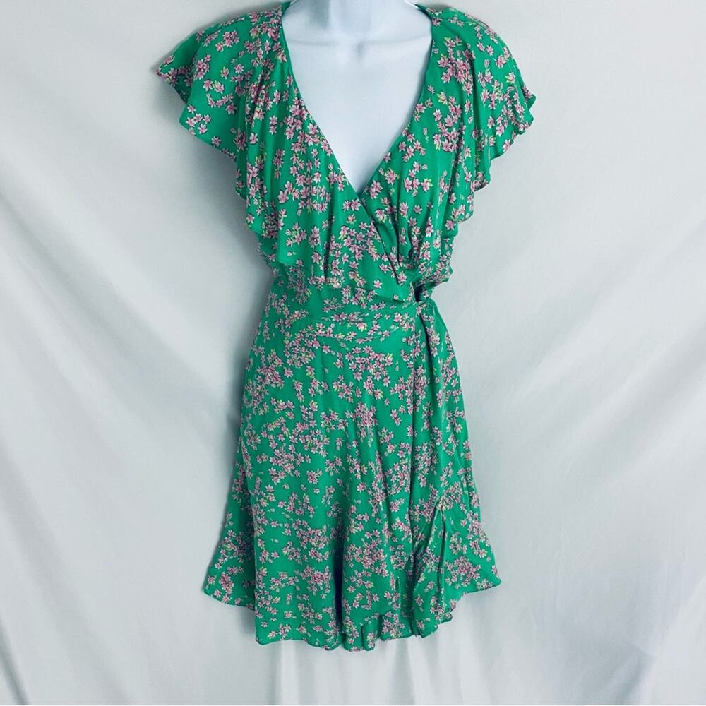 Draper James RSVP Floral Wrap Dress Size Medium